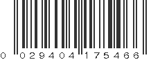 UPC 029404175466