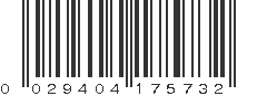 UPC 029404175732