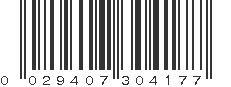 UPC 029407304177