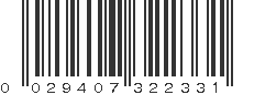 UPC 029407322331