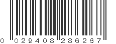 UPC 029408286267