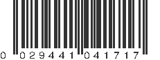 UPC 029441041717