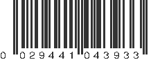 UPC 029441043933