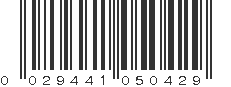 UPC 029441050429