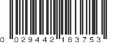 UPC 029442163753