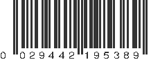 UPC 029442195389