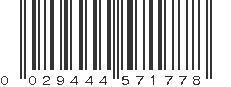 UPC 029444571778