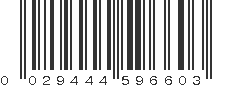 UPC 029444596603