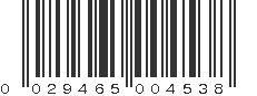 UPC 029465004538