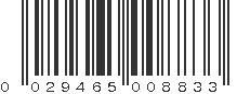 UPC 029465008833