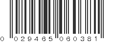 UPC 029465060381