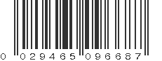 UPC 029465096687