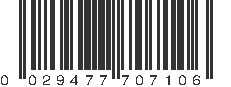 UPC 029477707106