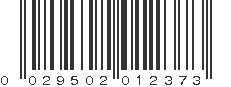 UPC 029502012373