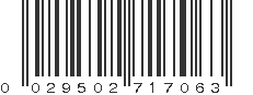 UPC 029502717063