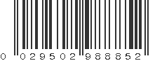 UPC 029502988852