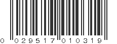 UPC 029517010319