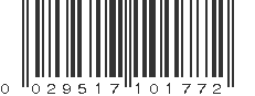 UPC 029517101772