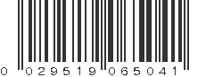 UPC 029519065041