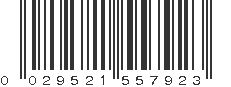 UPC 029521557923