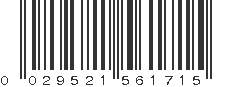 UPC 029521561715