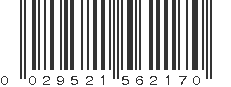 UPC 029521562170