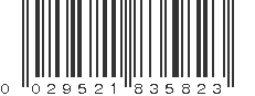 UPC 029521835823