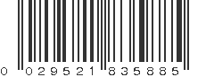 UPC 029521835885