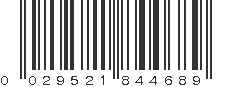 UPC 029521844689