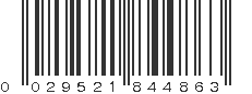 UPC 029521844863