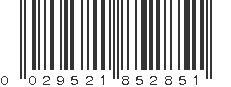 UPC 029521852851