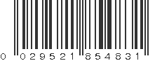 UPC 029521854831