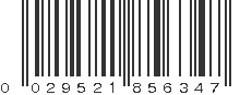 UPC 029521856347