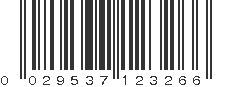 UPC 029537123266