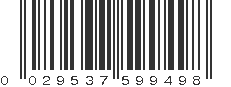 UPC 029537599498