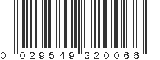 UPC 029549320066