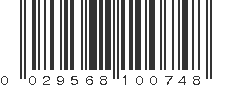 UPC 029568100748