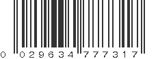 UPC 029634777317