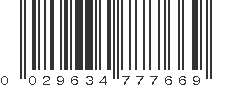 UPC 029634777669