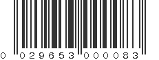 UPC 029653000083