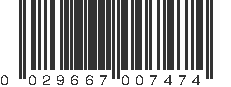 UPC 029667007474