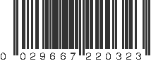 UPC 029667220323