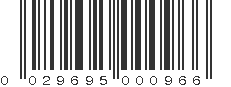 UPC 029695000966