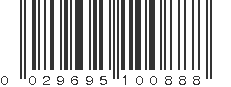 UPC 029695100888