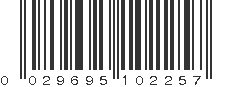 UPC 029695102257