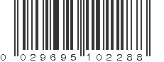 UPC 029695102288