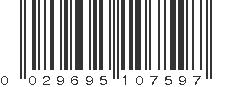 UPC 029695107597