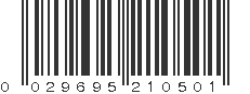 UPC 029695210501