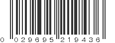 UPC 029695219436