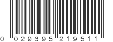 UPC 029695219511